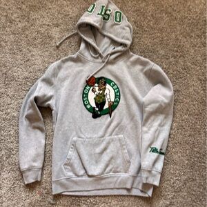 Boston Celtics Womens Gray Hoodie